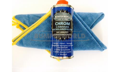 Pflegeset für Edelstahl Stoßstangen